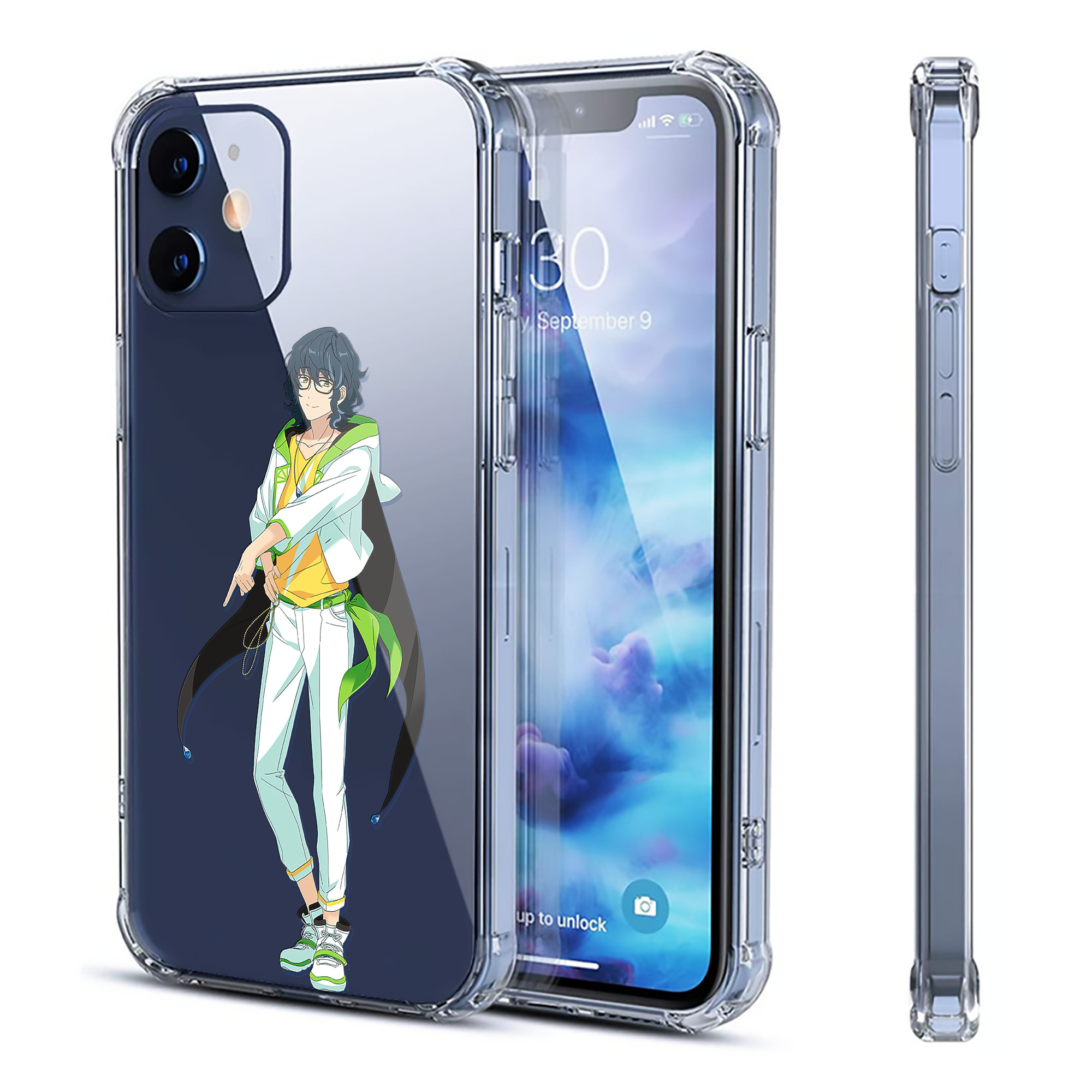 （画像用） あんさんぶるスターズ! Ensemble Stars 【iPhone 12シリーズ対応】透明スマホケース（クリアソフトケース）